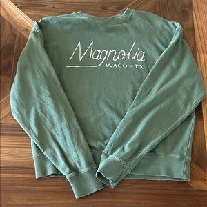 Magnolia Olive Green Crewneck